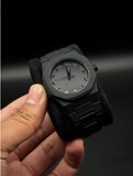 Full Black Aura Quartz Watch
