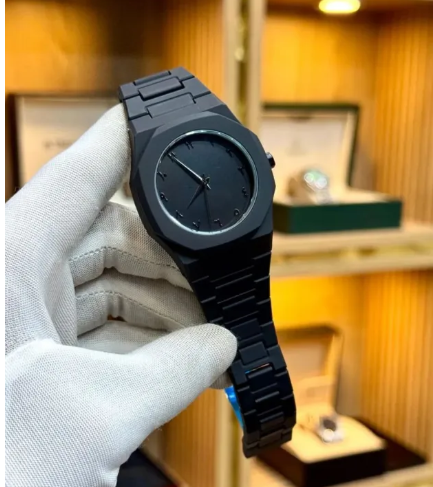 Full Black Aura Quartz Watch