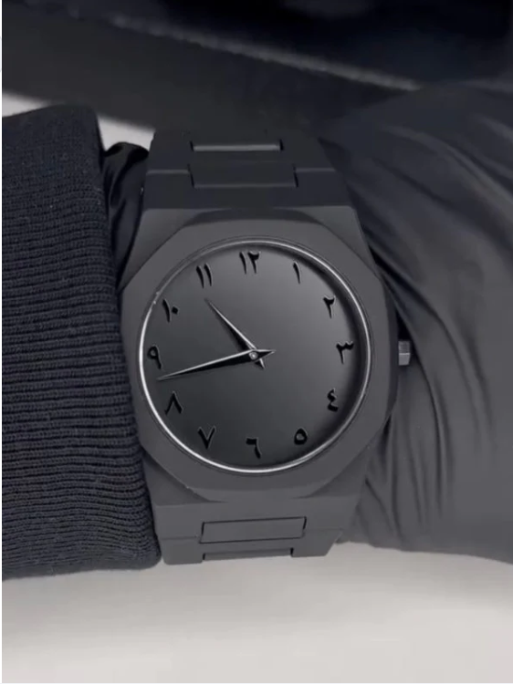 Full Black Aura Quartz Watch