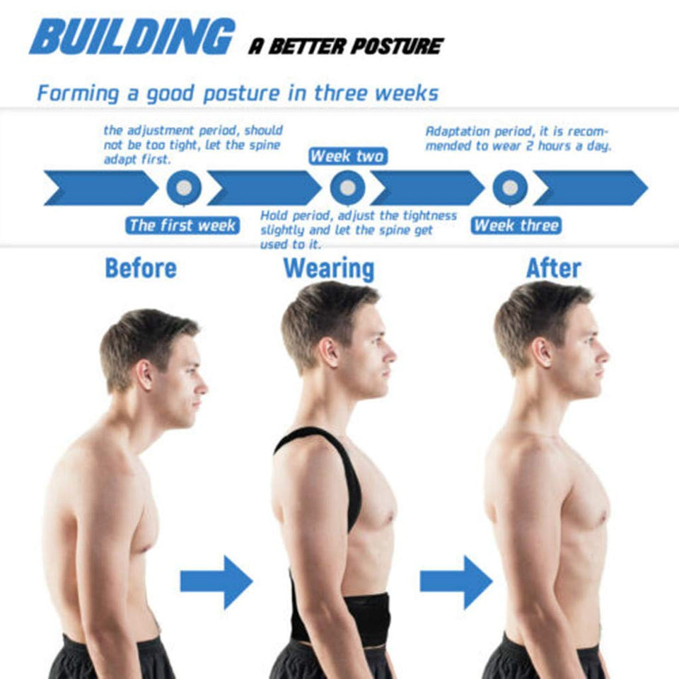 Adjustable Back Posture Corrector For Men & Women